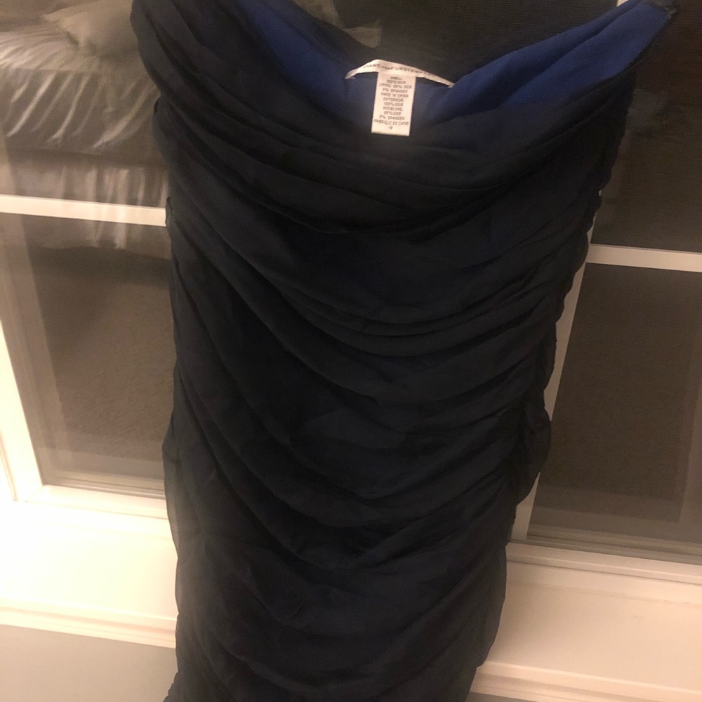 Navy cocktail dress